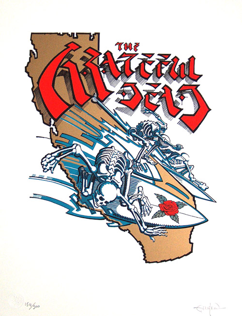 The Grateful Dead Silkscreen (Limited Edition Print) (Signed)