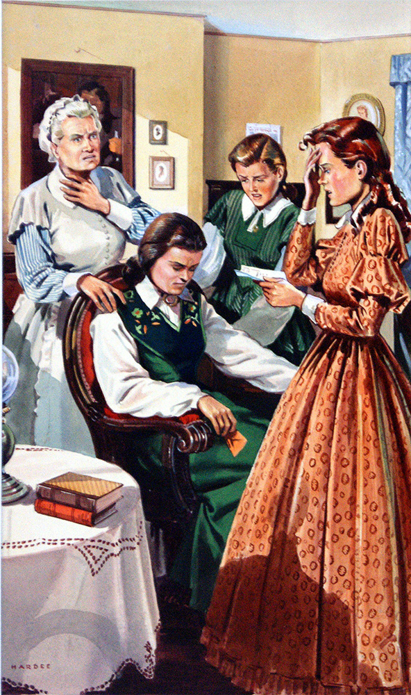 Little Women The Telegram (Original) (Signed) art by Jack Hardee Art at The Illustration Art Gallery