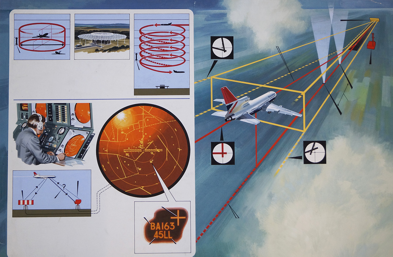 Air Traffic Control - Holding Patterns (Original) art by Air (Wilf Hardy) at The Illustration Art Gallery
