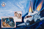 Space Shuttle Columbia (Original) (Signed)