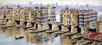 The Original London Bridge art by Donald Hartley