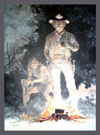 The Camp Fire (Limited Edition Print) (Signed)