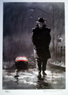 Tracking in the Rain (Limited Edition Print) (Signed)