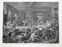 The Humours of an Election Set of FOUR Prints by William Hogarth