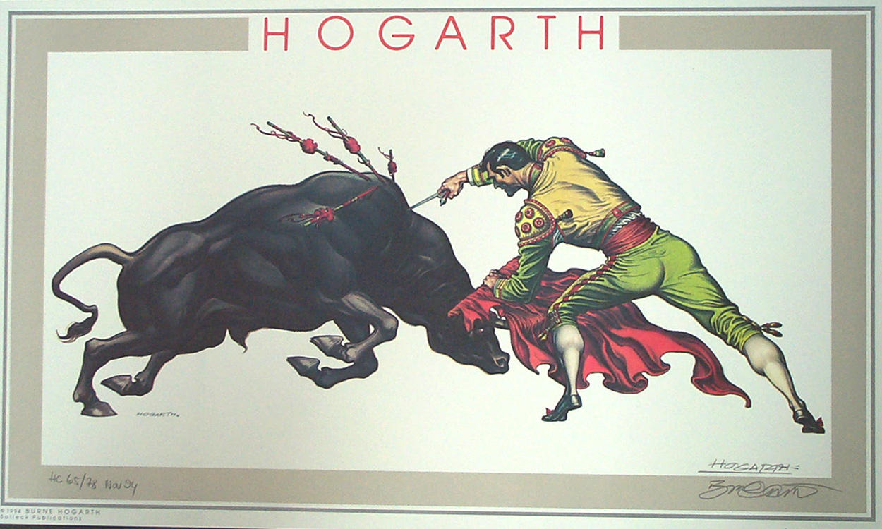 Bullfight (Limited Edition Print) (Signed)