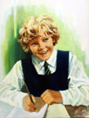 Schoolgirl Picture Library cover art (Original) (Signed)