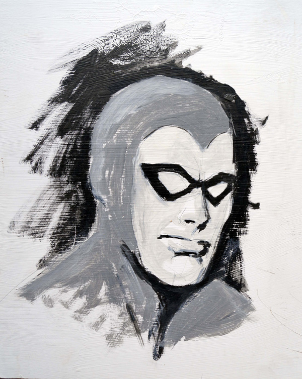 The Phantom - Portrait (Original) by Jon Howard Art at The Illustration Art Gallery