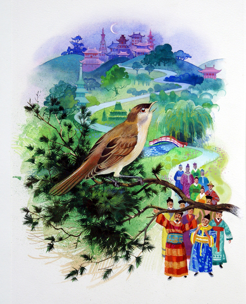 The Nightingale 2 (Original) art by Andrew Howat at The Illustration Art Gallery