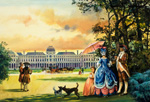 Palace of the Tuileries in Paris (Original) (Signed)