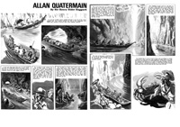 Allan Quatermain Pages 11 and 12 (TWO pages) (Originals)
