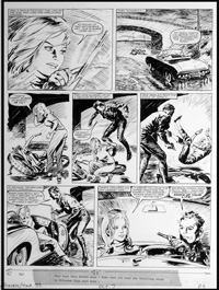 Jane Bond: Mr Shadow (TWO pages) art by Mike Hubbard