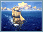 'Boreas' in the West Indies March 1787 (Limited Edition Print) (Signed)