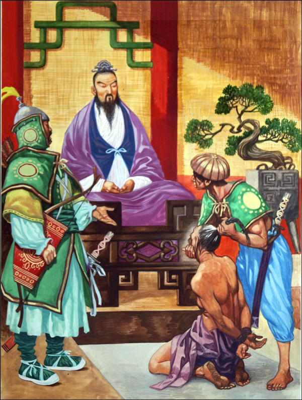 Confucius (Original) by Peter Jackson Art at The Illustration Art Gallery