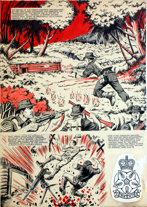 The Battling Yorkshiremen 3 (Original) by Sandy James at The Illustration Art Gallery