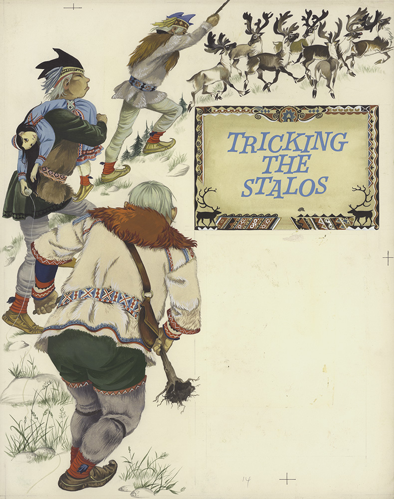 Tricking The Stalos (Original) art by Janet & Anne Grahame Johnstone Art at The Illustration Art Gallery