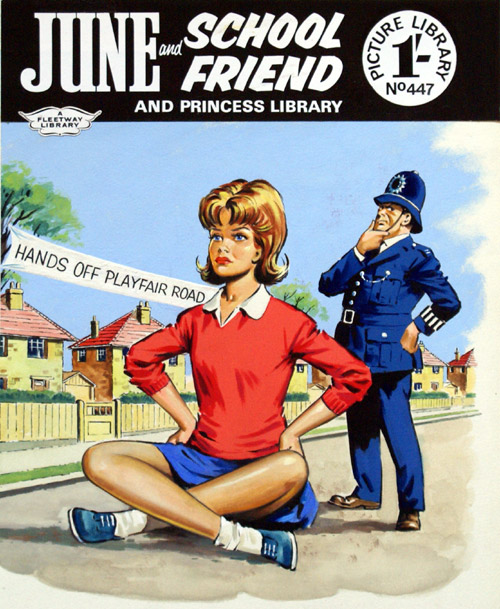 June and School Friend cover art issue #447 (Original)