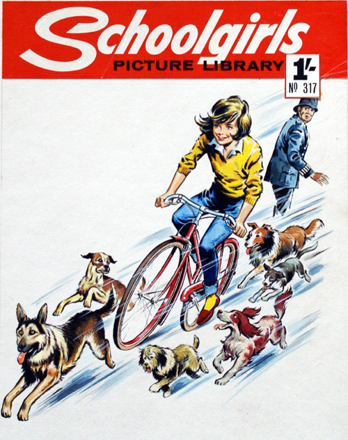 Schoolgirls Picture Library Cover art issue #317 (Original)