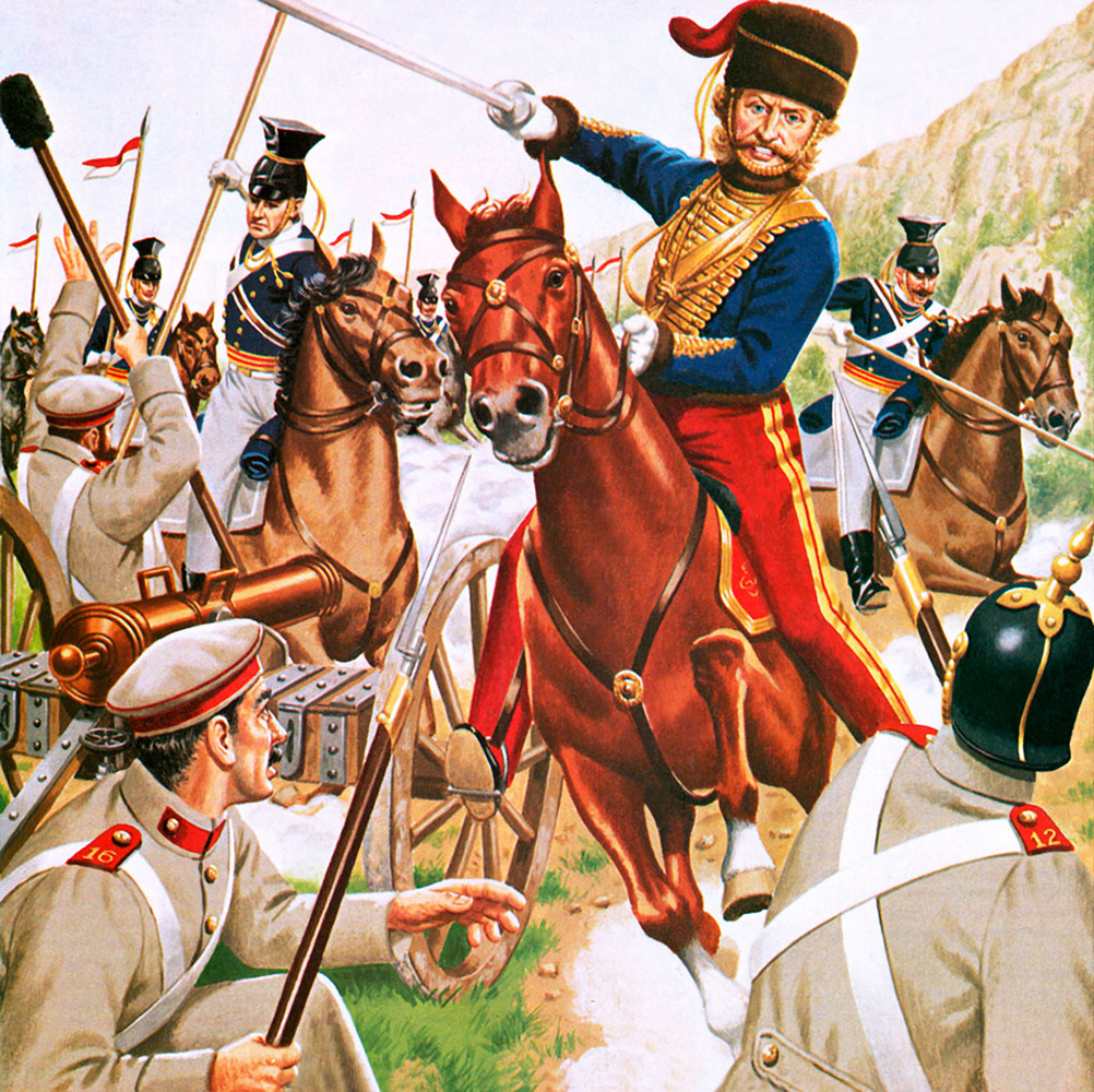 The Charge of the Light Brigade (Original) art by John Keay Art at The Illustration Art Gallery