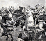 King Arthur leading the charge (Original)