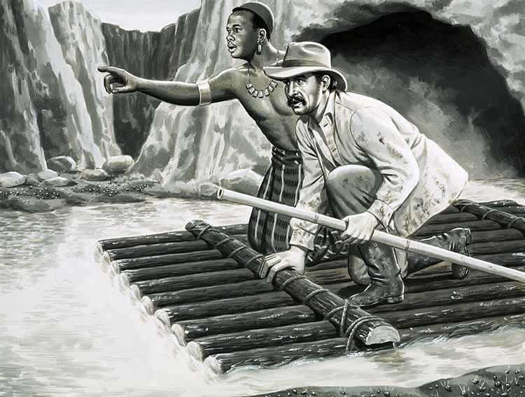 River Journey (Original) by Jack Keay at The Illustration Art Gallery