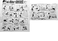 X-Ray Specs: Down In The Park (TWO pages) (Originals)