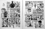 Boy George - The Story So Far 1 (TWO pages) (Original) (Signed)