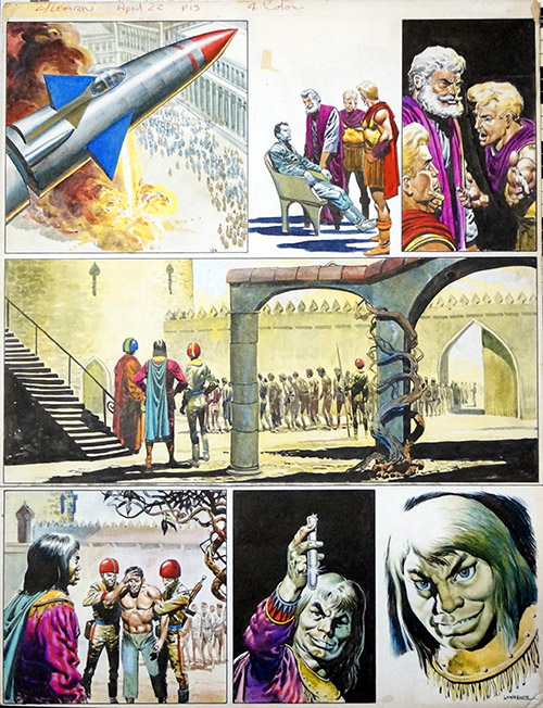 The Trigan Empire: The Lokan Invasion (Original) (Signed) by The Trigan Empire (Don Lawrence) at The Illustration Art Gallery