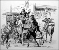 Tale of a Reluctant Horse (Original) (Signed)