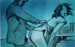 Manara Blue 10 (Limited Edition Print) (Signed)