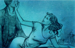 Manara Blue 9 (Limited Edition Print) (Signed)