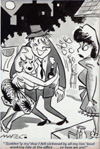 Sickened - Parade Magazine Cartoon (Original) (Signed)