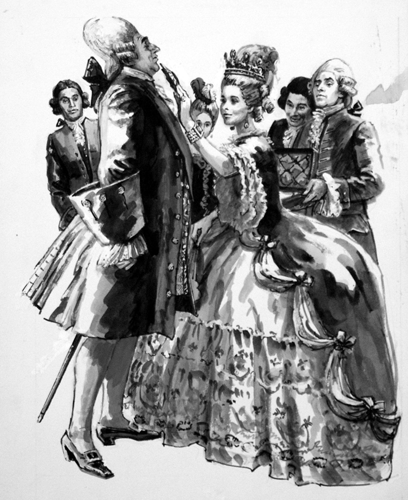 Queen Matilda (Original) art by William Francis Marshall Art at The Illustration Art Gallery