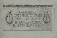 Design for George V funeral art by Fortunino Matania