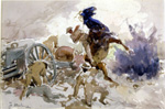 Artillery Study (Original) (Signed)
