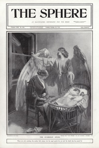 The Guardian Angel 1915  (original cover page The Sphere 1915) (Print)