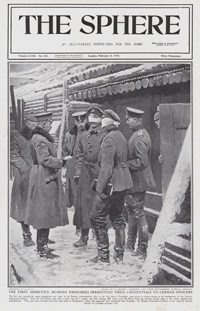The First Armistice  (original cover page The Sphere 1918) (Print)
