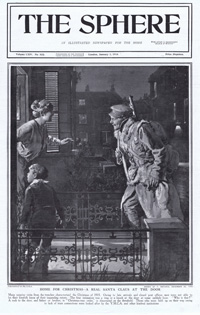 Home for Christmas 1916   (original cover page The Sphere 1916) (Print)