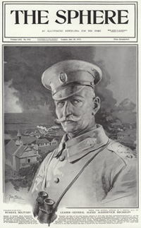 Alexei Alexeievich Brussilov in 1917  (original cover page The Sphere 1917) (Print)