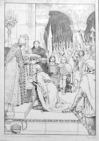 King Charlemagne (Original) (Signed)