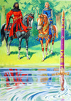 King Arthur, Merlin, The Lady of the Lake & Excalibur (Original)
