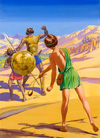David and Goliath (Original) (Signed)