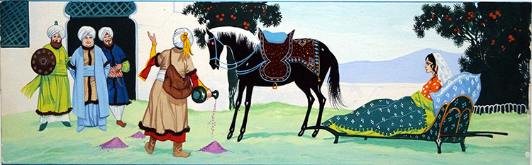 Magic Potion (Original) by The Enchanted Horse (McBride) at The Illustration Art Gallery