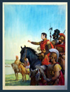 Alexander the Great directing his troops (Original) (Signed)