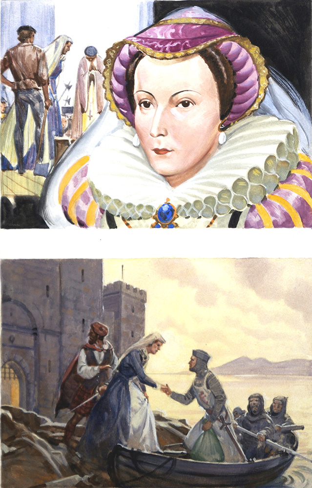 Mary Queen of Scots (Original) art by James E McConnell Art at The Illustration Art Gallery