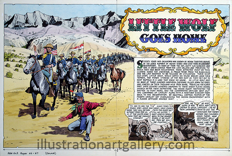 Buffalo Bill Annual 8 (title page) (Original)