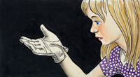 White Kid Glove: Alice in Wonderland 11 (Original)