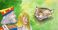 The Cheshire Cat: Alice in Wonderland 52a (Original)