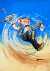 Waiter Catastrophe (Original) (Signed)