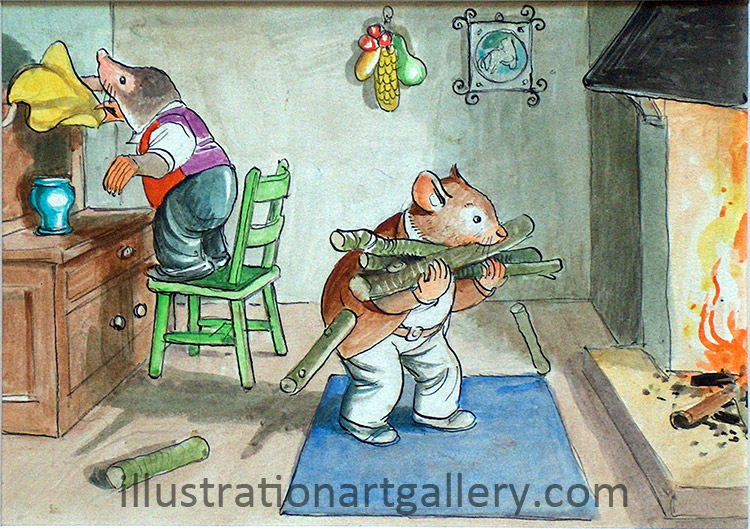 The Wind in the Willows 38 (Original)