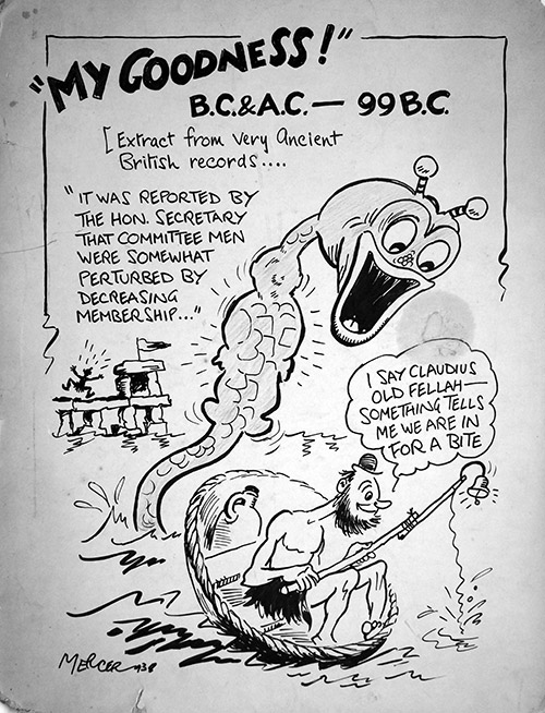 B.C. & A.C.  -  99 B.C. (Original) (Signed) by Mercer Art at The Illustration Art Gallery